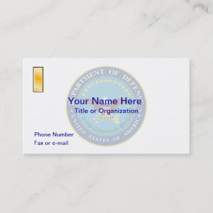 US Department of Defence O1 Business Card