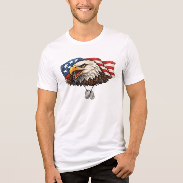 US Eagle Tri-Blend Shirt (Front)