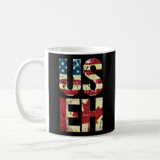 Us Eh America Canada Flag American Canadian Coffee Mug