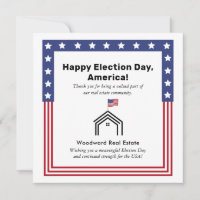 US Election Day | Real Estate Thank You Clients