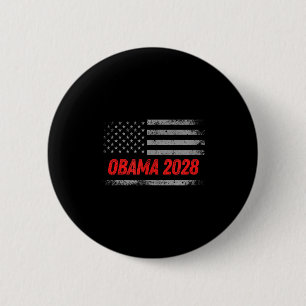 Us Election Designs By Ab Unisex-adults Obama 2028 6 Cm Round Badge