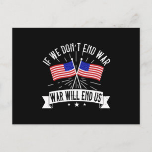 US Election - Either Peace Or Freedom Postcard