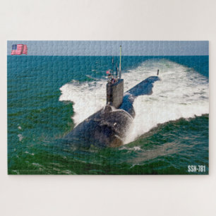 US FAST ATTACK SUBMARINE – SSN-781 (20x30 INCH) Jigsaw Puzzle