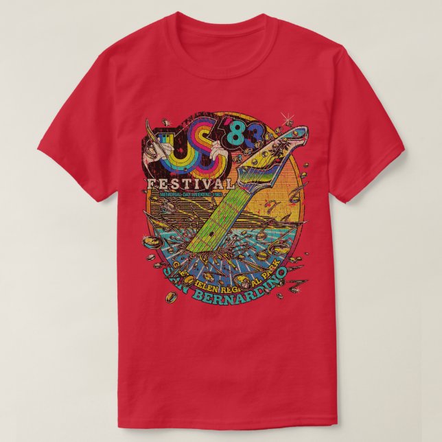 US Festival 1983 T-Shirt (Design Front)
