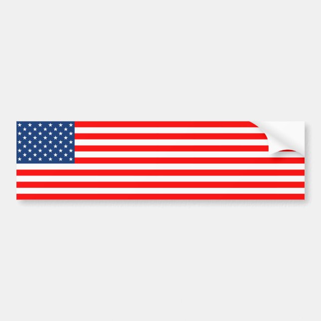US Flag Bumper Sticker (Front)