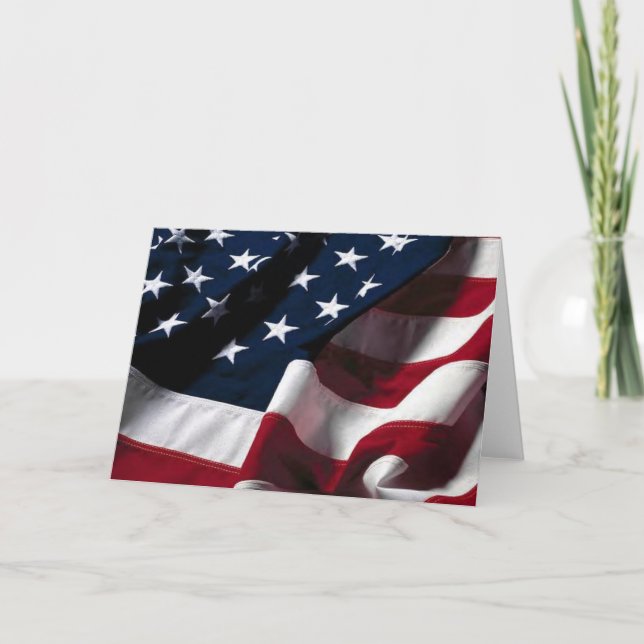 US flag Card (Front)