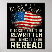 Us Flag Constitution Of The Usa Needs To Be Reread