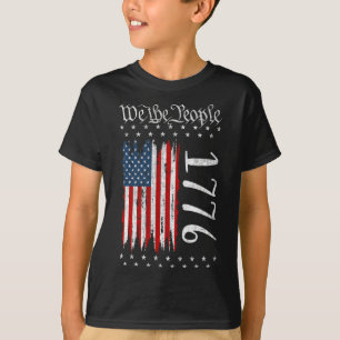 Us Flag Constitution Of The Usa Patriotic 4th Of J T-Shirt