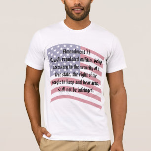 US Flag Constitution Second Amendment T-Shirt