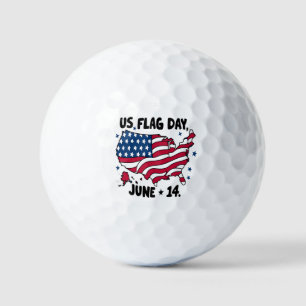 US Flag Day America's 250th Birthday - US Flag 250 Golf Balls
