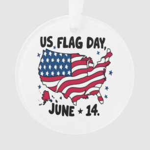 US Flag Day America's 250th Birthday - US Flag 250 Ornament