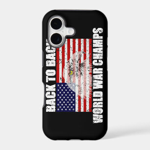 US Flag & Eagle World War Champs iPhone 5 Case