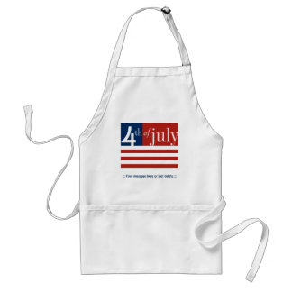US Flag Fourth of July Apron