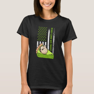 Us Flag In Key Lime We Crust T-Shirt