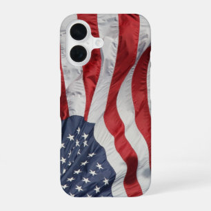 us flag iPhone 16 case