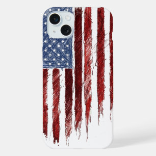 US Flag iPhone 15 Plus Case