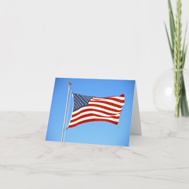 US Flag Note Card (Front)