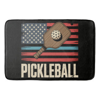 US Flag Pickleball Bath Mat