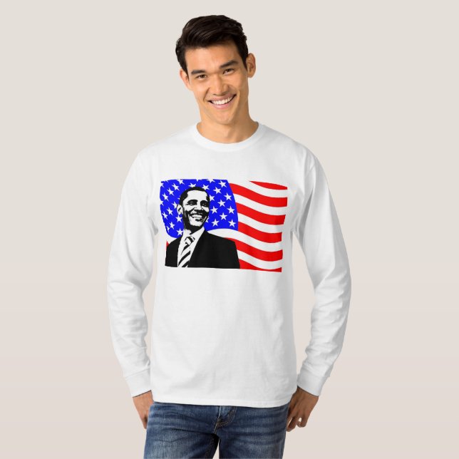 US Flag President Barack Obama Shirt (Front Full)