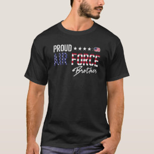 US Flag Proud Air Force Brother T-Shirt