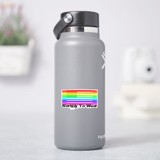US Flag Rainbow - Worthy To Wear