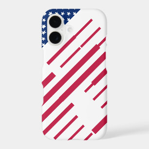 US Flag Red Blue White Stripes Stars iPhone 7 Case