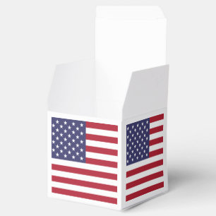US flag red white and blue American patriotic Favour Box