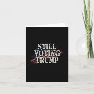 Us Flag Retro Trump Shirt - Voting Convicted Felon Card