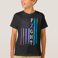 Us Flag Suicide Prevention Awareness Fight Wear Pu