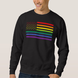 Us Flag Transgender Gay Pride Lgbt Tank