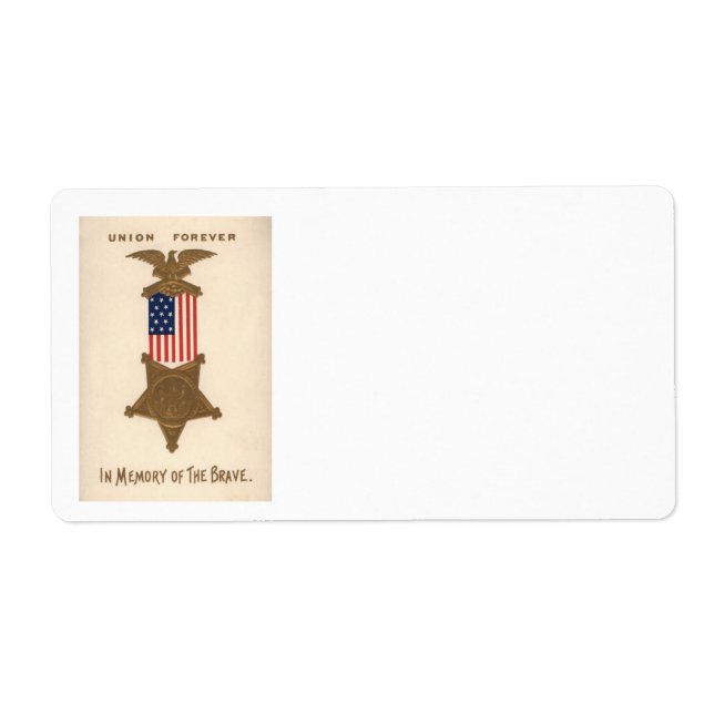 US Flag Union Civil War Medal Eagle (Front)