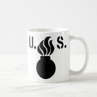 US 'Flaming Bomb' Logo Coffee Mug