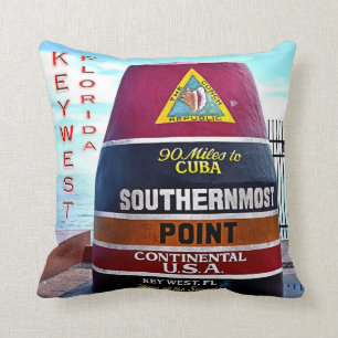 US Florida - Key West - Southernmost point buoy - Cushion
