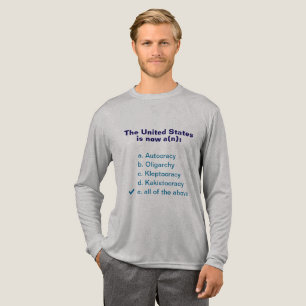US government multiple choice question Tri-Blend Shirt
