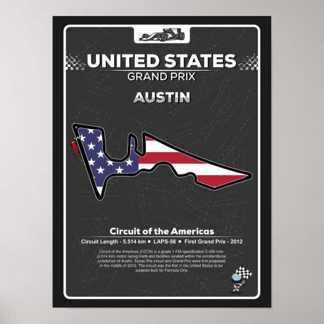 US GP Poster (Front)