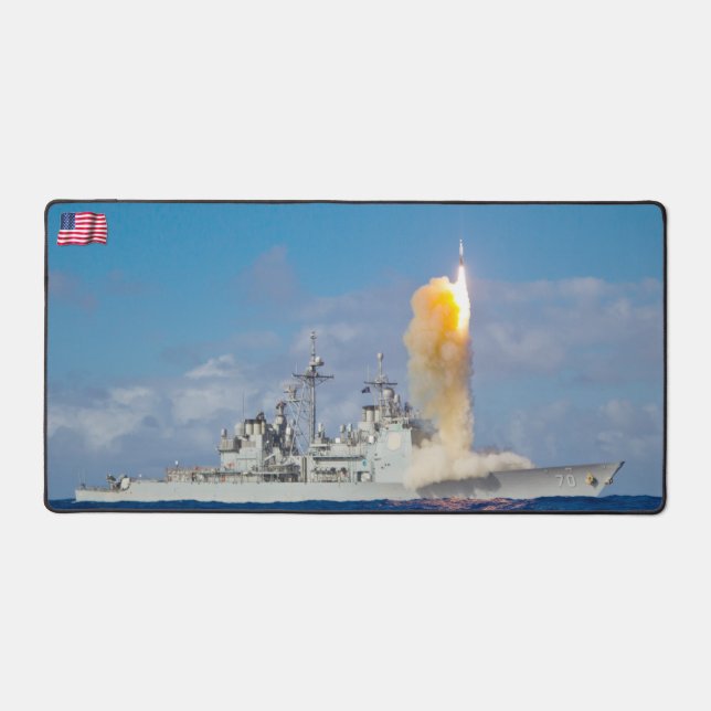 US GUIDED-MISSILE CRUISER – CG DESK MAT (Front)
