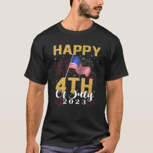 US Happy Independence Day 2023 4th July 2023 Ameri T-Shirt