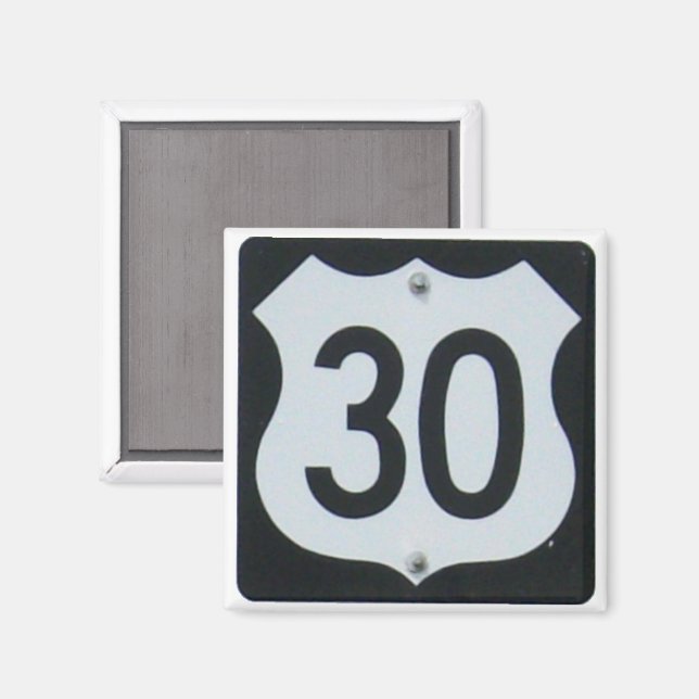 US Highway 30 Sign Magnet (Front/Back)
