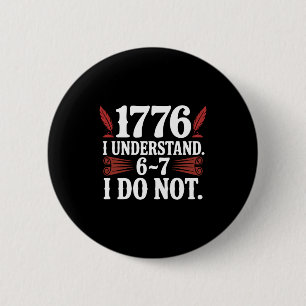 Us History 67 Teacher 1776 250th Anniversary Six S 6 Cm Round Badge