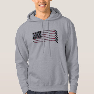 US Hockey Flag Hoddie Hoodie