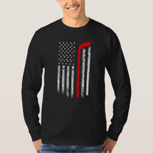 US Ice Hockey USA Practice Flag American Women Men T-Shirt