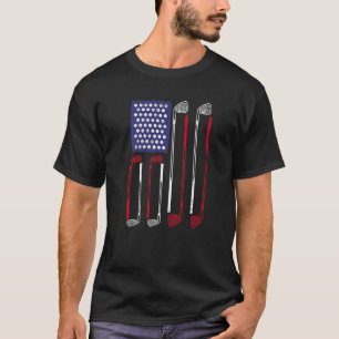 US Ice Hockey USA Practice Flag American Women Men T-Shirt