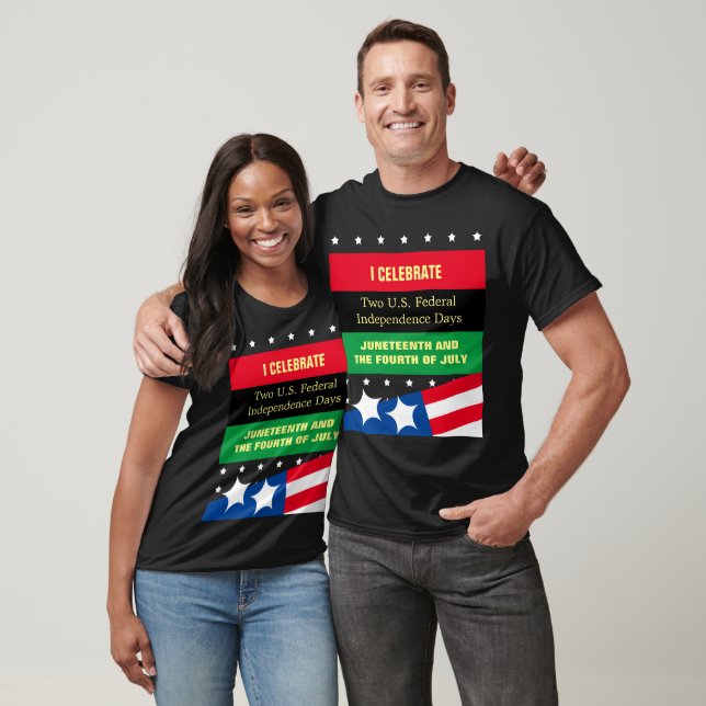 US Independence Days Juneteenth and 4th of July T- T-Shirt (Unisex)