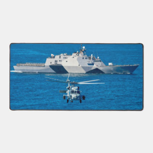 US LITTORAL COMBAT SHIP – LCS DESK MAT
