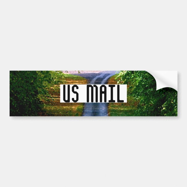 US MAIL bumper sticker (Front)