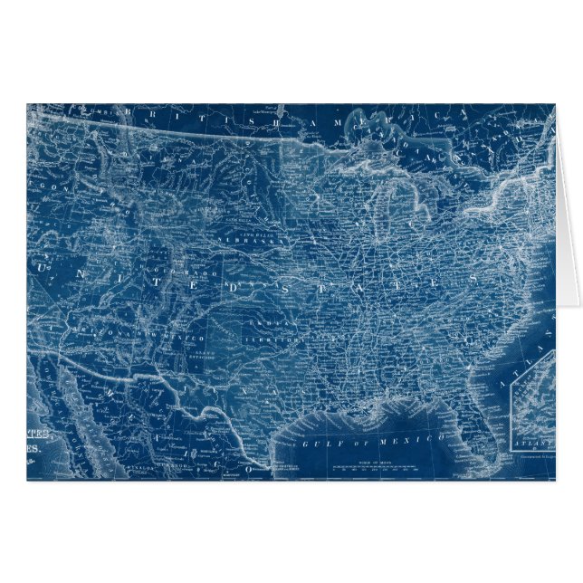 US Map Blueprint (Front Horizontal)