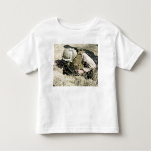 US Marine jumps down a hole Toddler T-Shirt