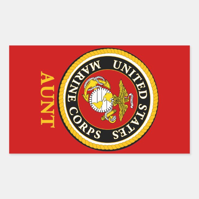 US Marine Official Seal - Aunt (Front)