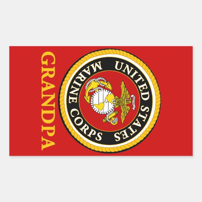US Marine Official Seal - Grandpa (Front)