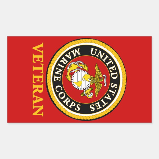 US Marine Official Seal - Veteran (Front)
